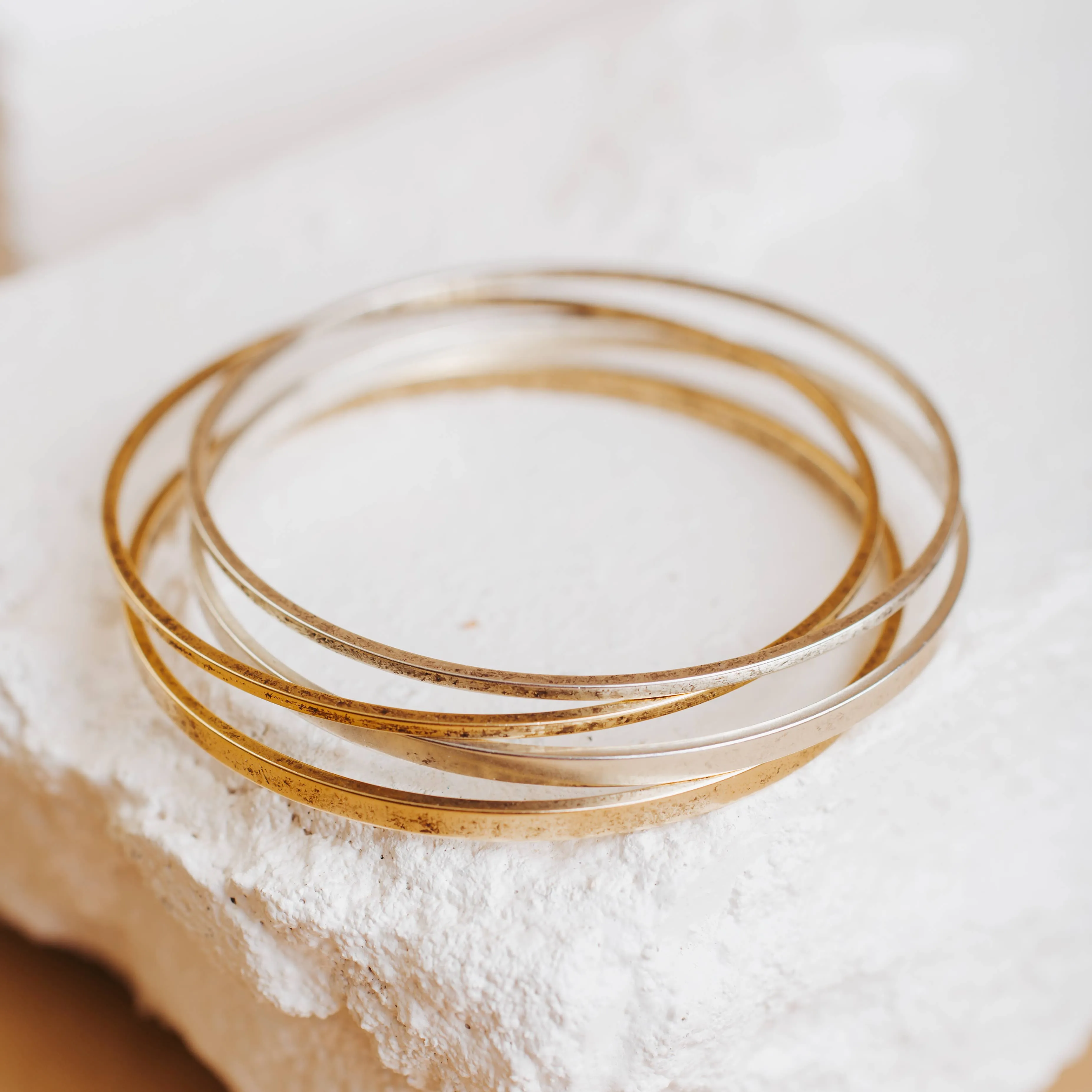 * Charm Bar * Thick & Thin Bangle