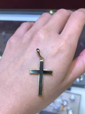 14K Gold Cross Pendant