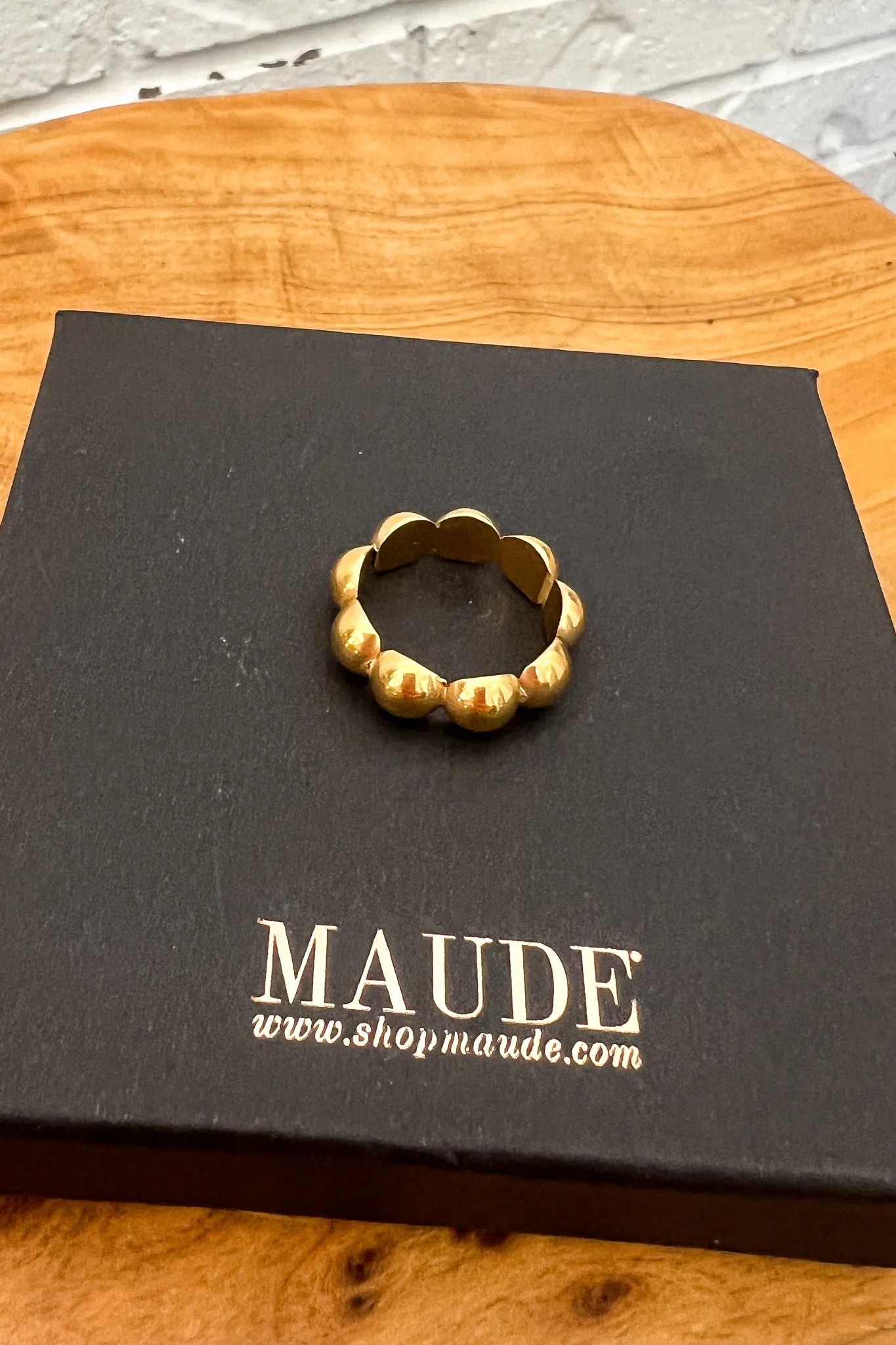 18K Bubble Ring