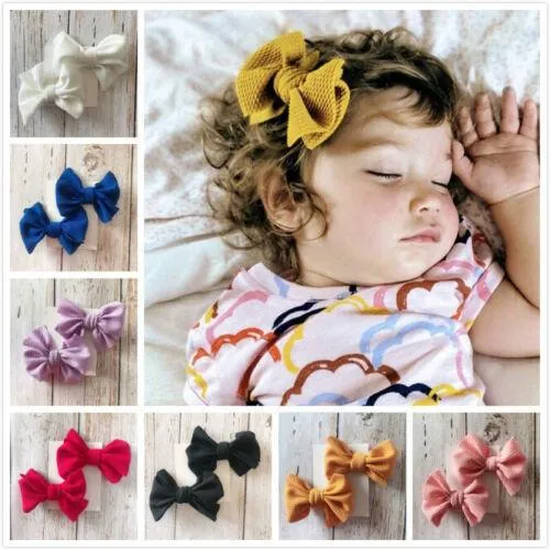 2-Piece Baby Bow Hair Band   Hair Clip