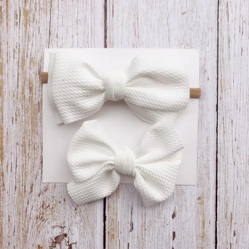 2-Piece Baby Bow Hair Band   Hair Clip