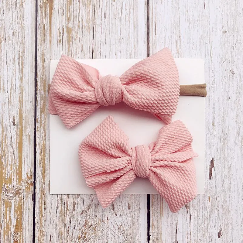 2-Piece Baby Bow Hair Band   Hair Clip