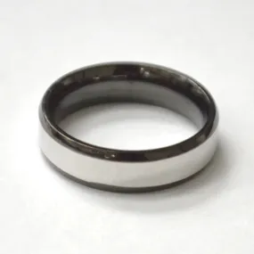 2 Tone Blk w/silver middle