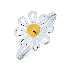 2-Tone Sunflower Daisy Jewelry Flower Earrings Bracelet Pendant Silver