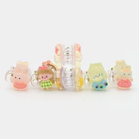 6PC PACK STYLISH HAIR CATCHER/CLAW CLIP FOR GIRLS