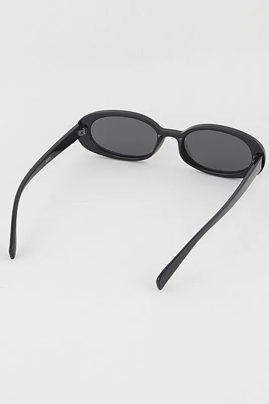 90's Retro Oval Sunglasses