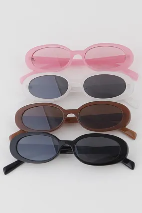 90's Retro Oval Sunglasses