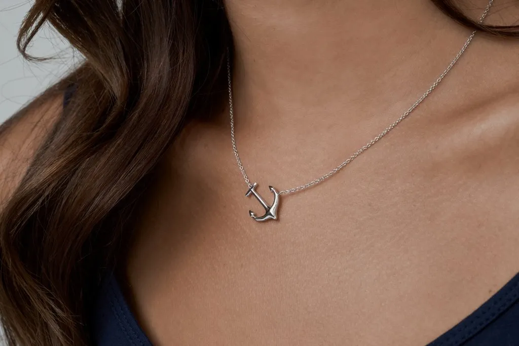 Anchor Sideways Pendant