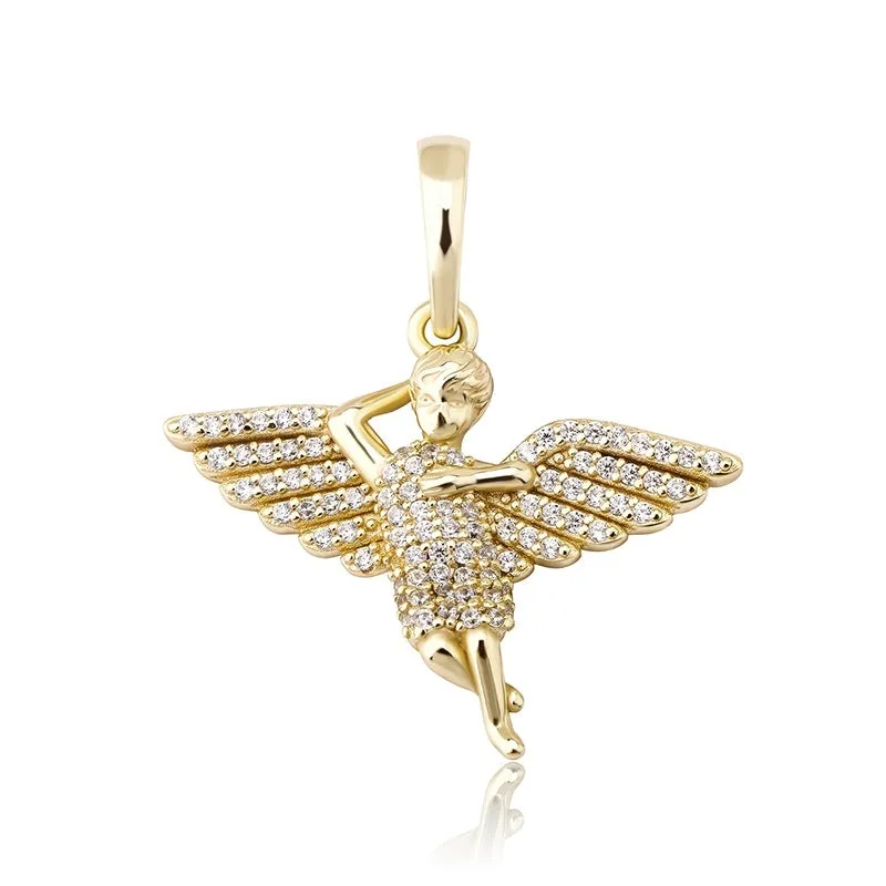 Angel Wings Solid Pendant