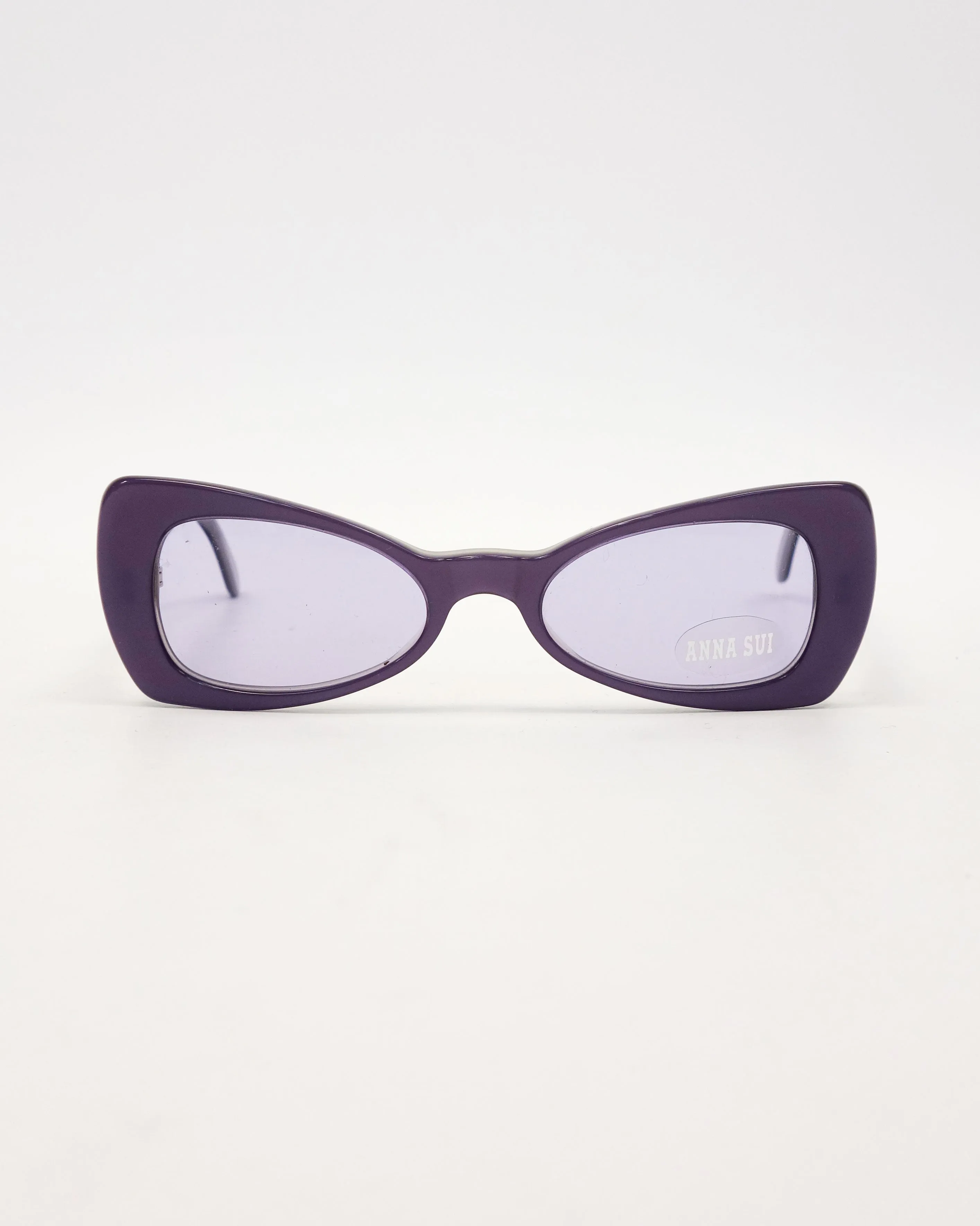 Anna Sui Cat Eye Purple Sunglasses 2000's