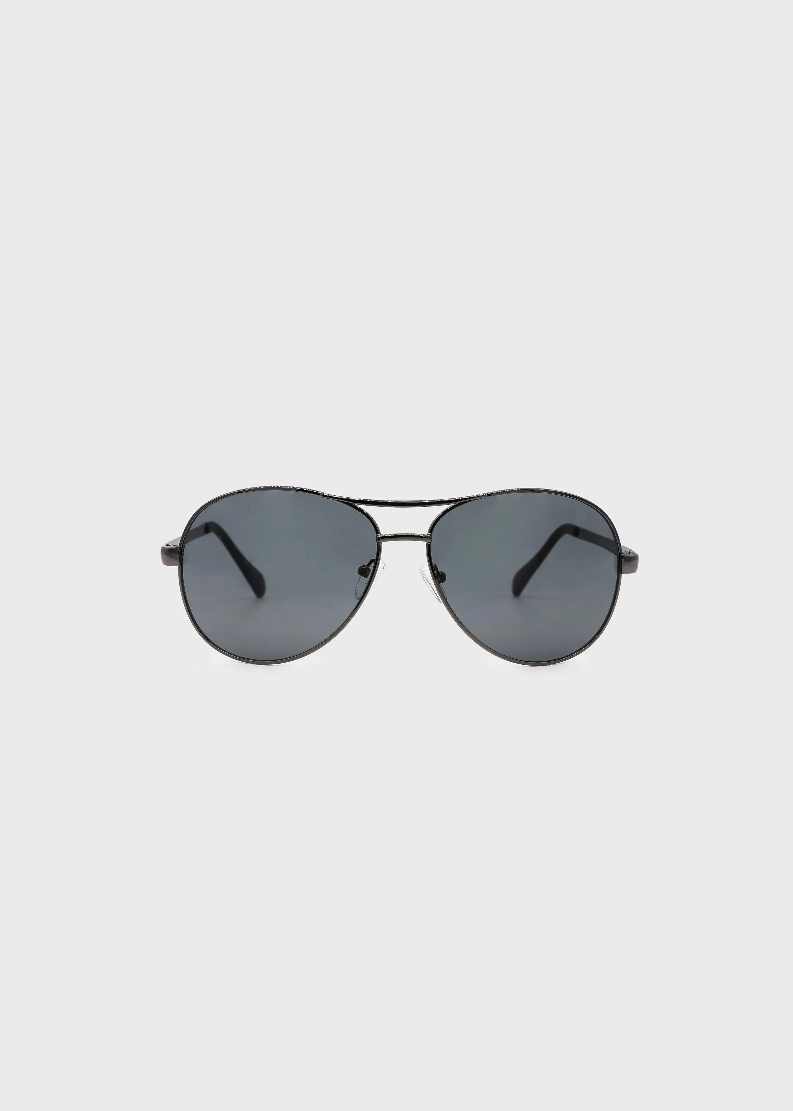 Aviator Sunglasses With Dark Grey Lens  - B0001SDGN