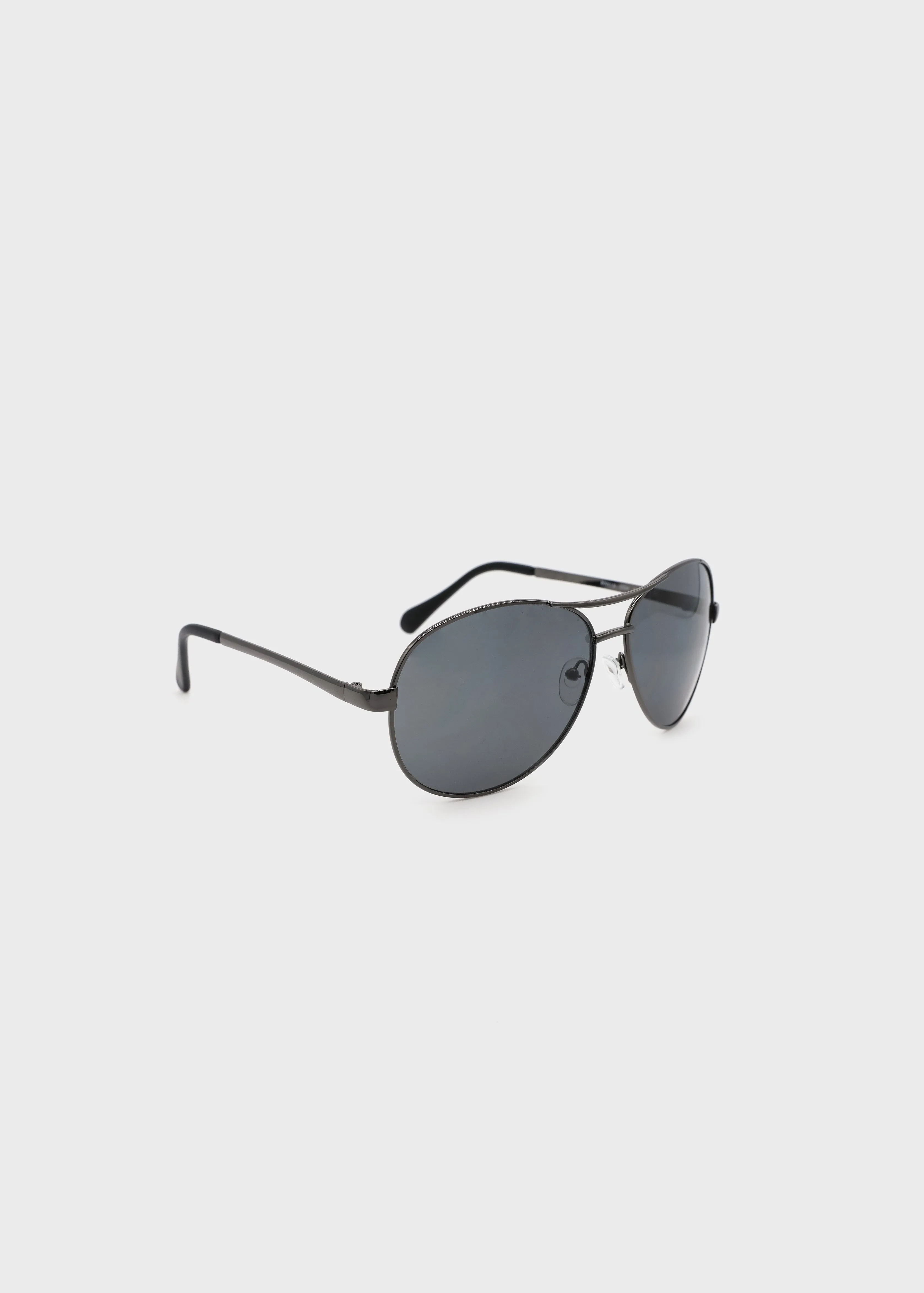 Aviator Sunglasses With Dark Grey Lens  - B0001SDGN