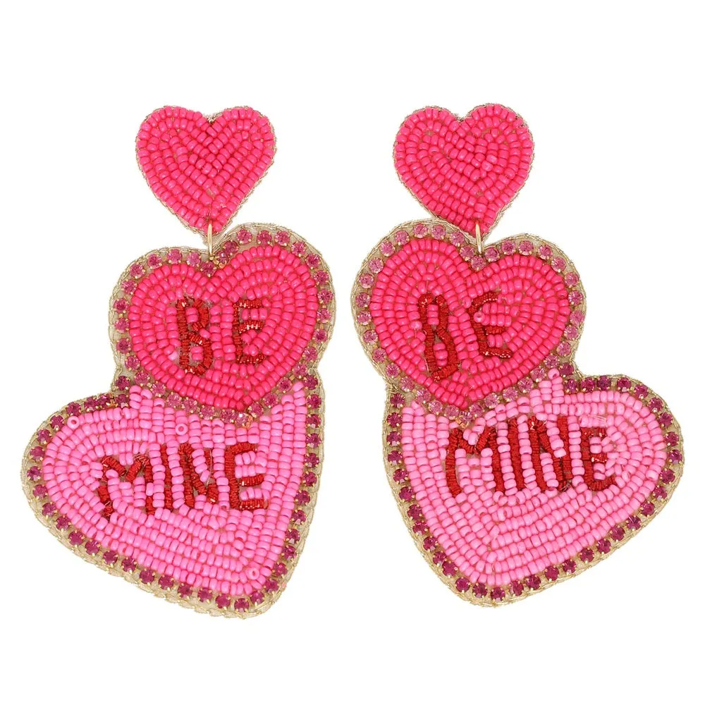 Be Mine Double Heart Earring