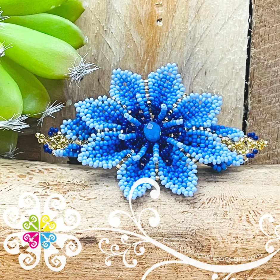 Beaded Hair Barrette Clip