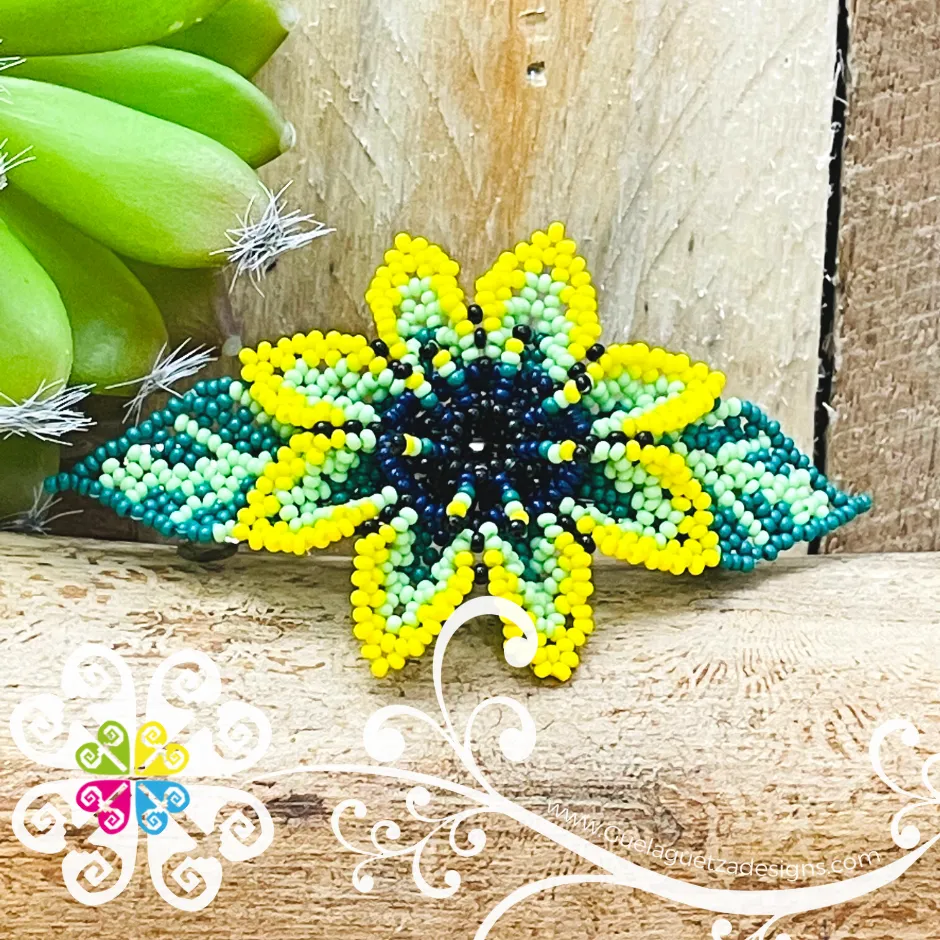 Beaded Hair Barrette Clip