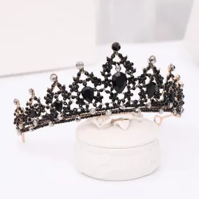 Black crystal Tiara - pre order