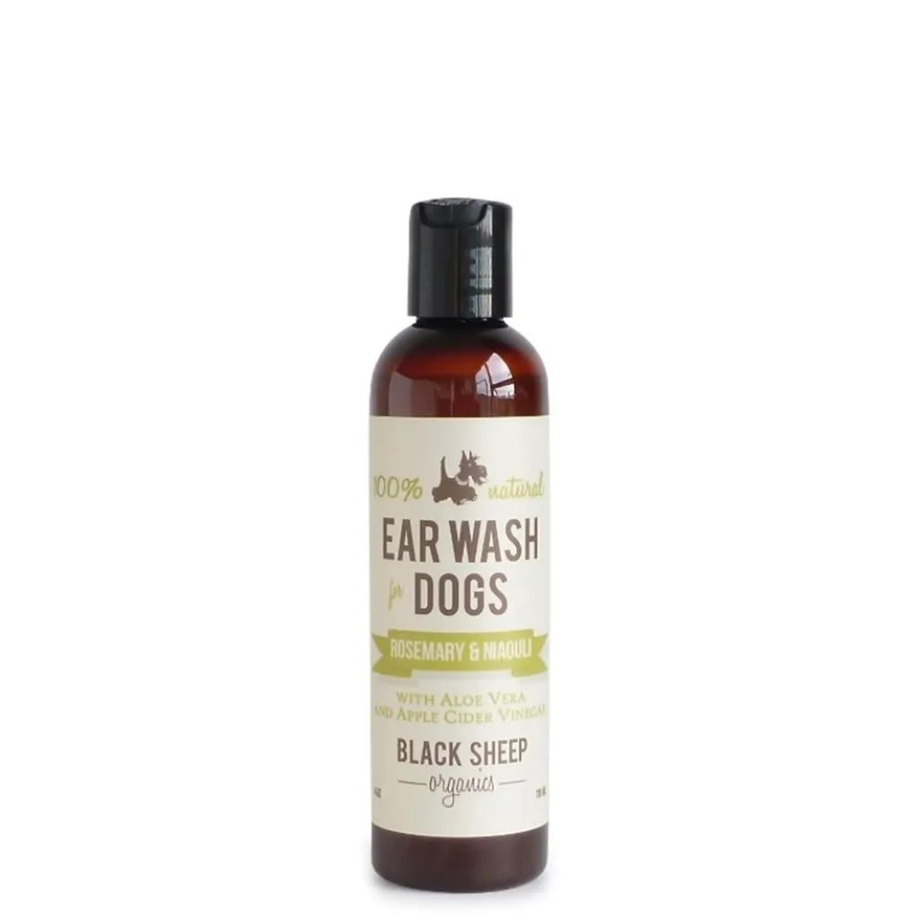 Black Sheep Organics Dog Ear Wash - Rosemary & Niaouli (4oz/118mL)