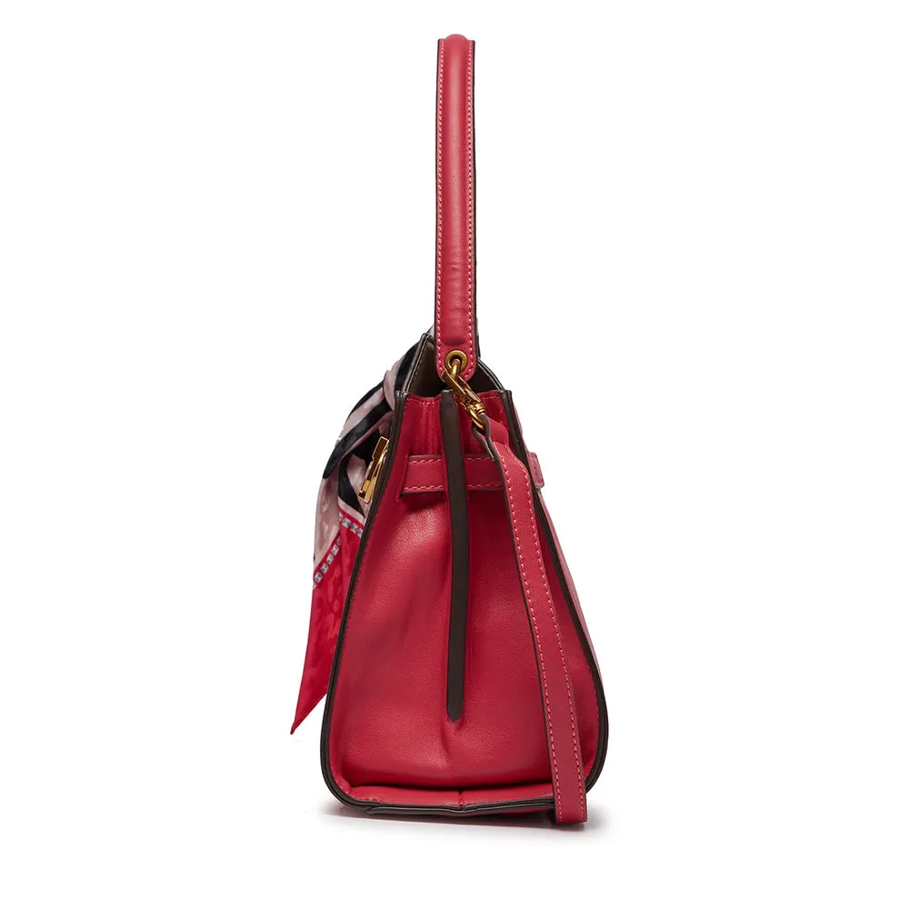 Borsa Donna a Mano LIU JO Rossa con Foulard