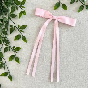 Bow Hair Clip - Pink