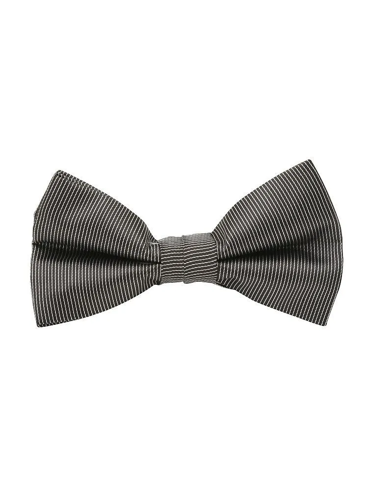 BOW TIE W/ HANK   PINSTRIPE BOW TIE