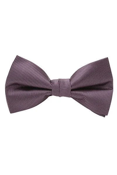 BOW TIE W/ HANK   PINSTRIPE BOW TIE