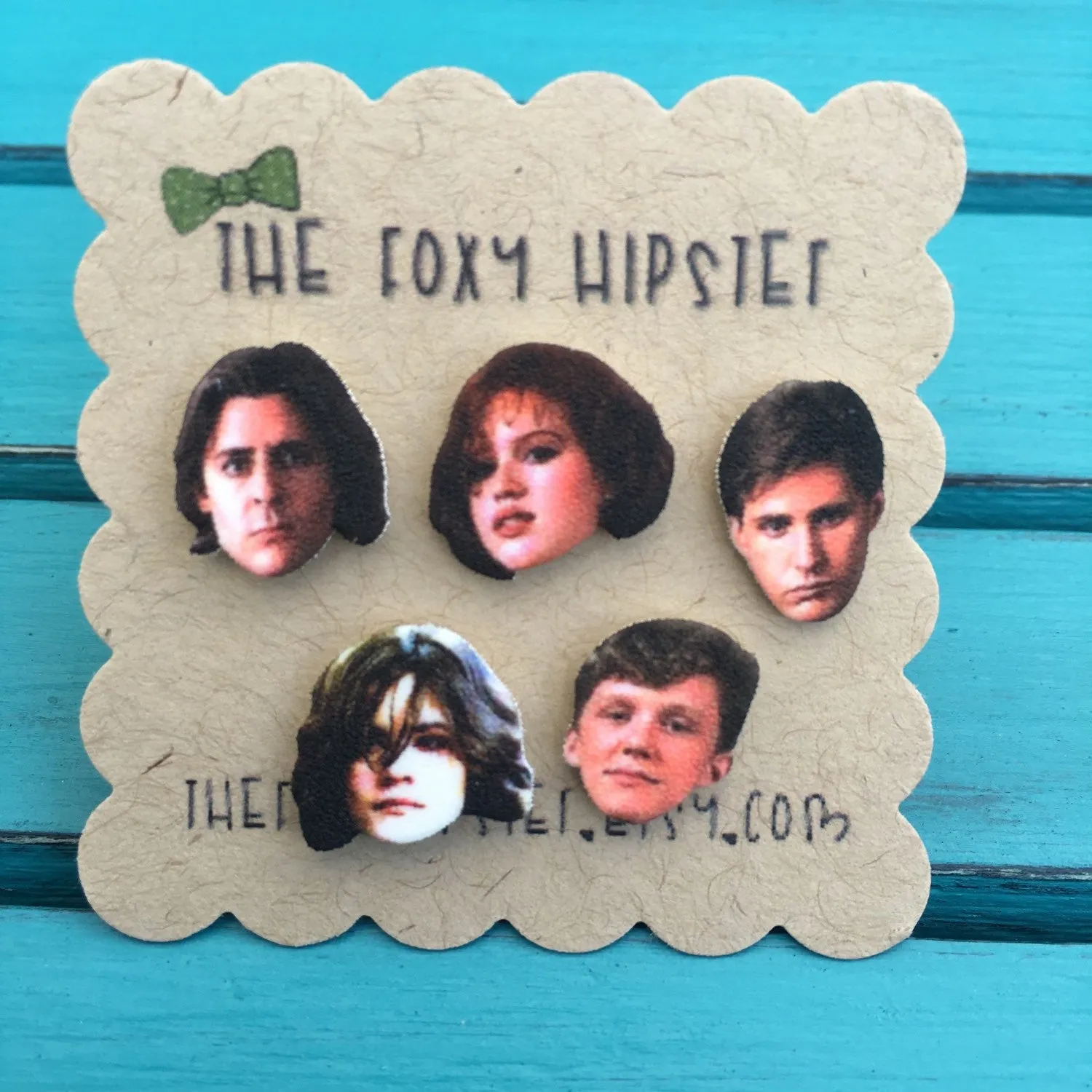 Breakfast Club Cast Inspired Stud Earrings