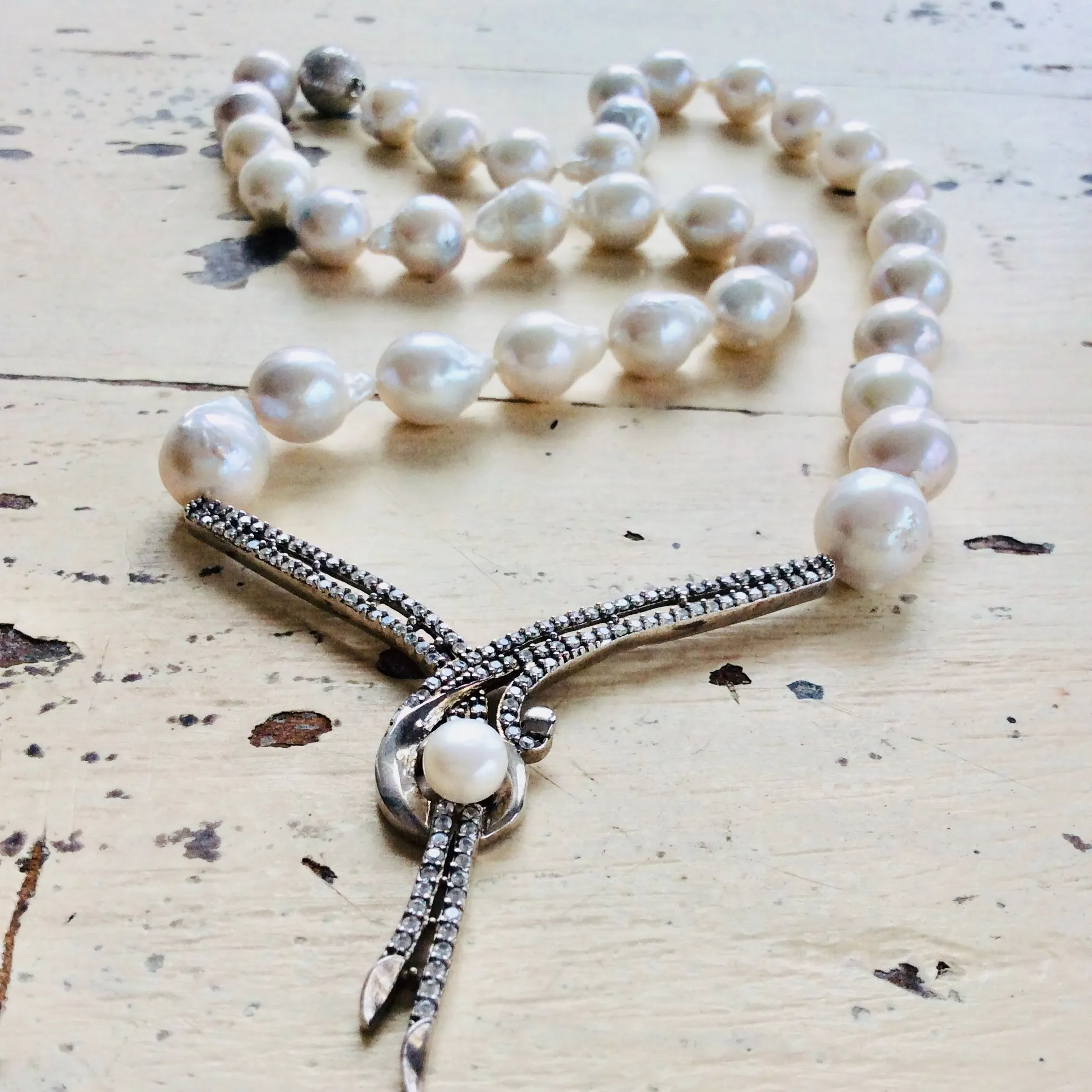 Bridal Baroque Pearls Princess Necklace