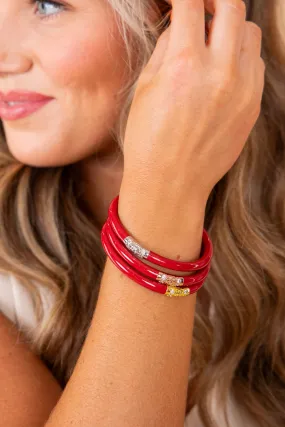 BudhaGirl Bangles - Red (Set of 3)