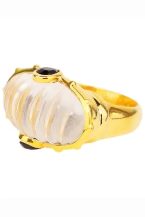 BudhaGirl Dome Ring - Clear - FINAL SALE