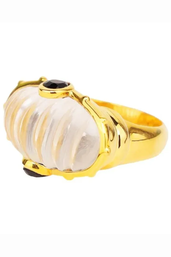 BudhaGirl Dome Ring - Clear - FINAL SALE