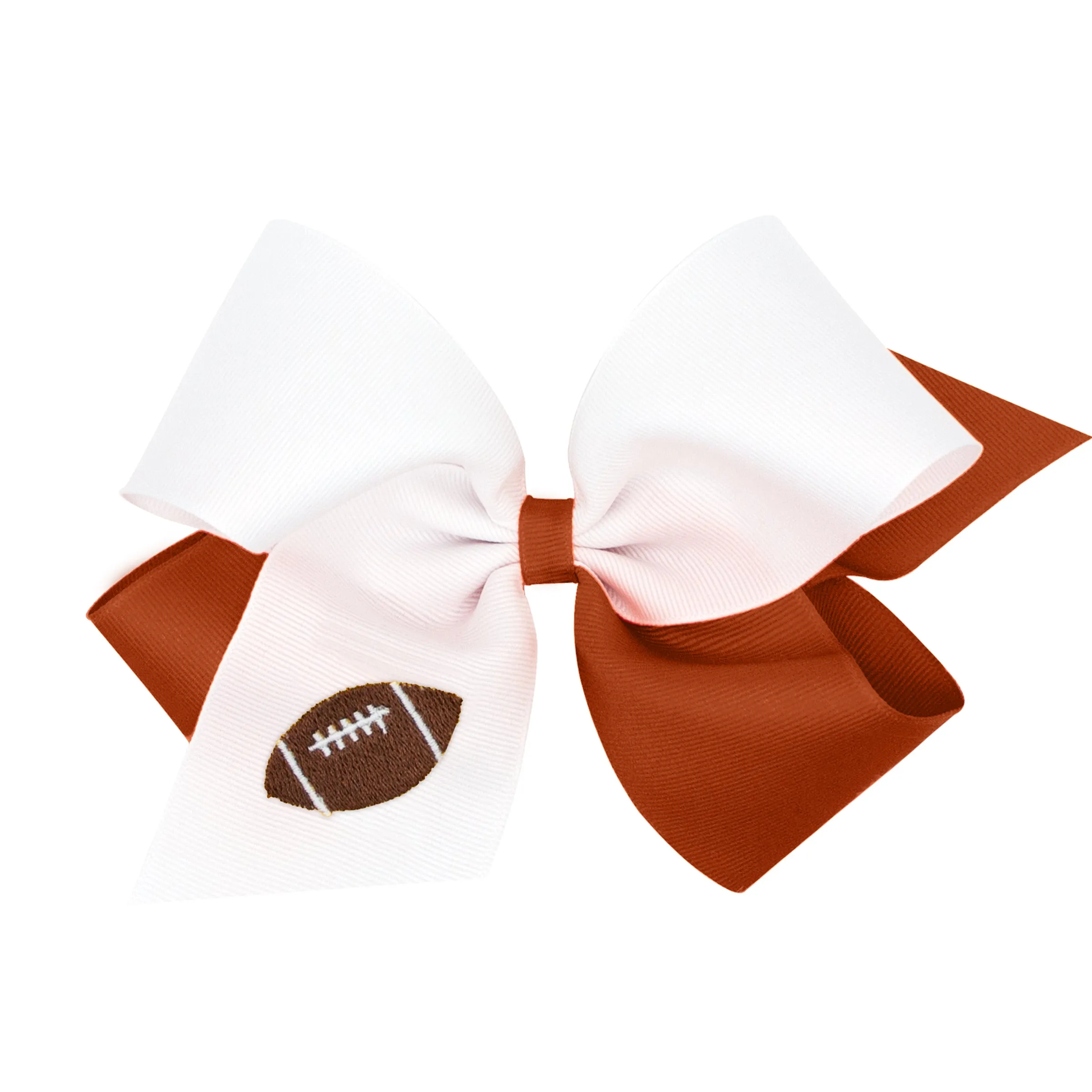 Burnt Orange Grosgrain Hair Bows on Clips | Assorted