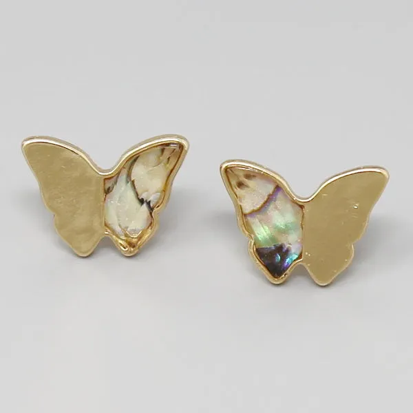 Butterfly Acrylic Stud Earrings