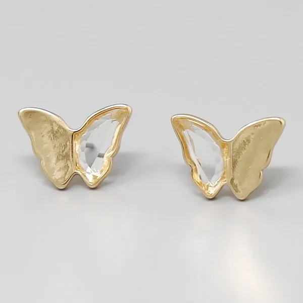 Butterfly Acrylic Stud Earrings