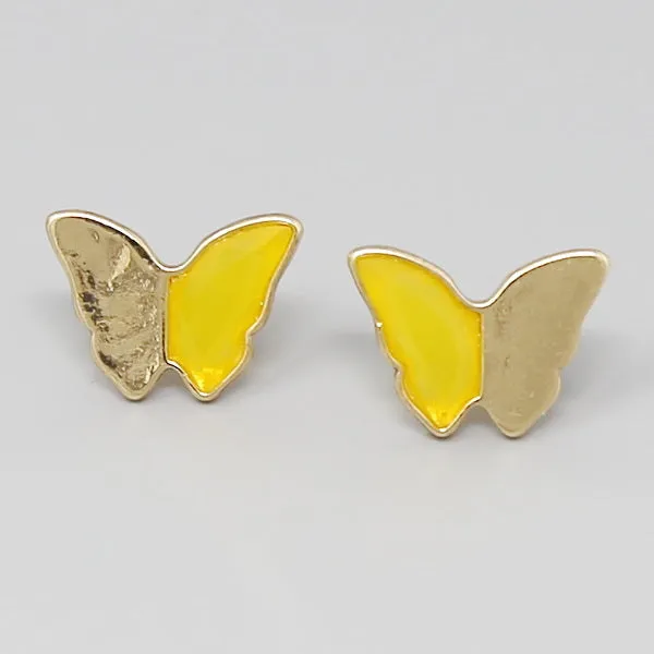 Butterfly Acrylic Stud Earrings