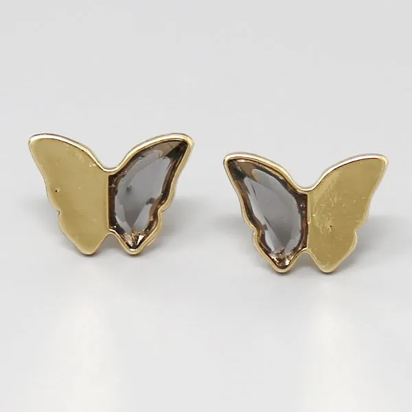 Butterfly Acrylic Stud Earrings