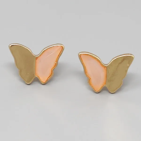 Butterfly Acrylic Stud Earrings