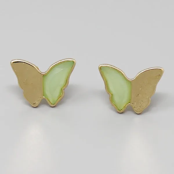 Butterfly Acrylic Stud Earrings