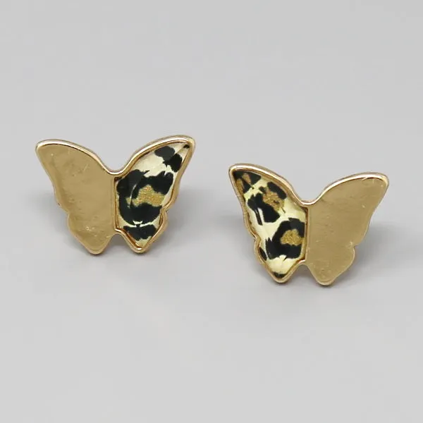 Butterfly Acrylic Stud Earrings