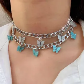 Butterfly choker necklace 🦋✨