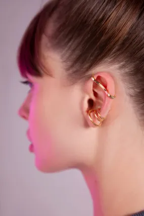 Cartilage ear-cuff in gold