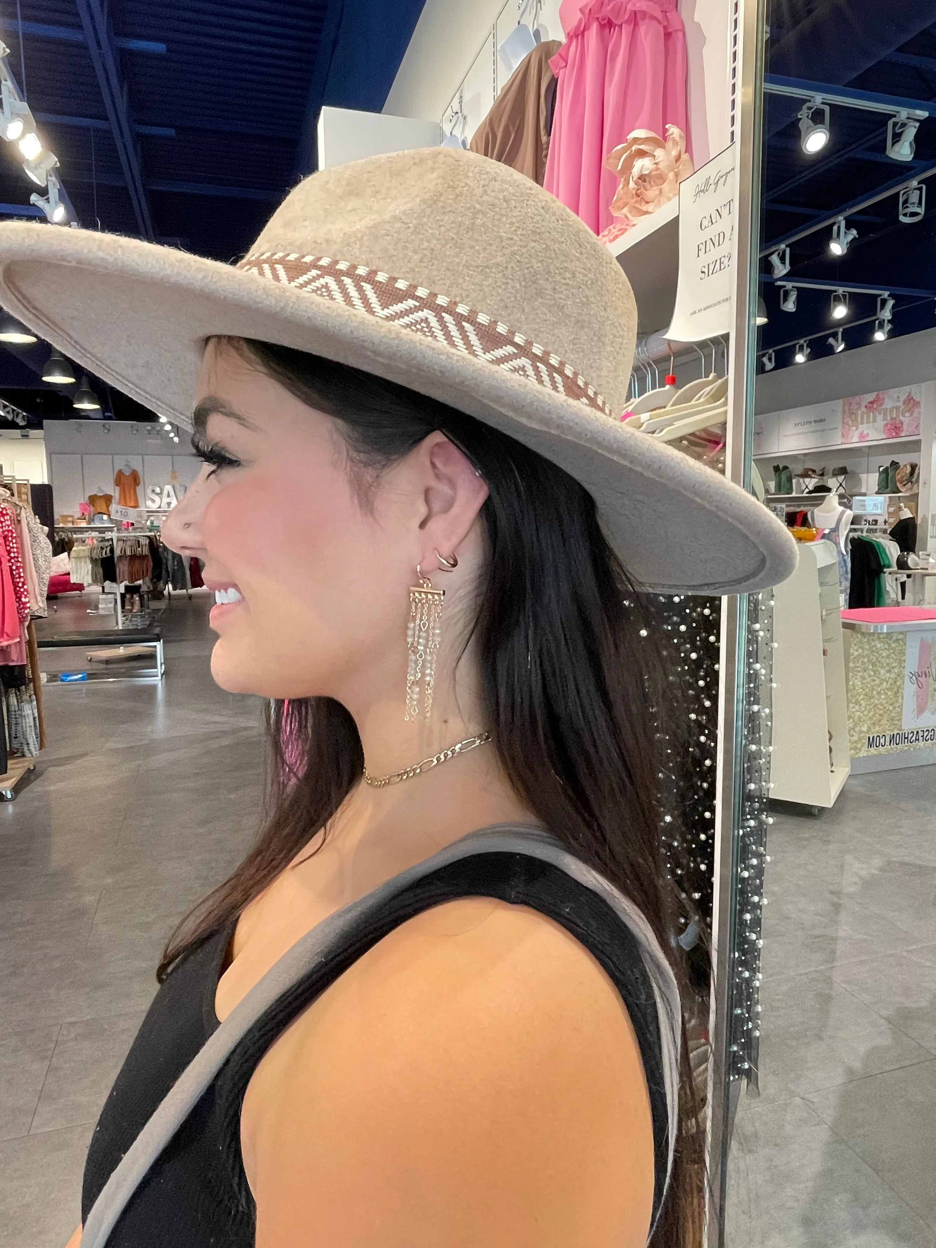 Chain and Tassel Earrings