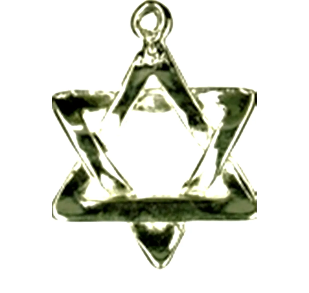 Charms for making jewels. Star of David Pendants. 10 pcs.