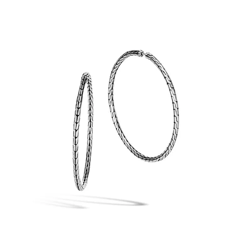 Classic Chain Hoop Earrings