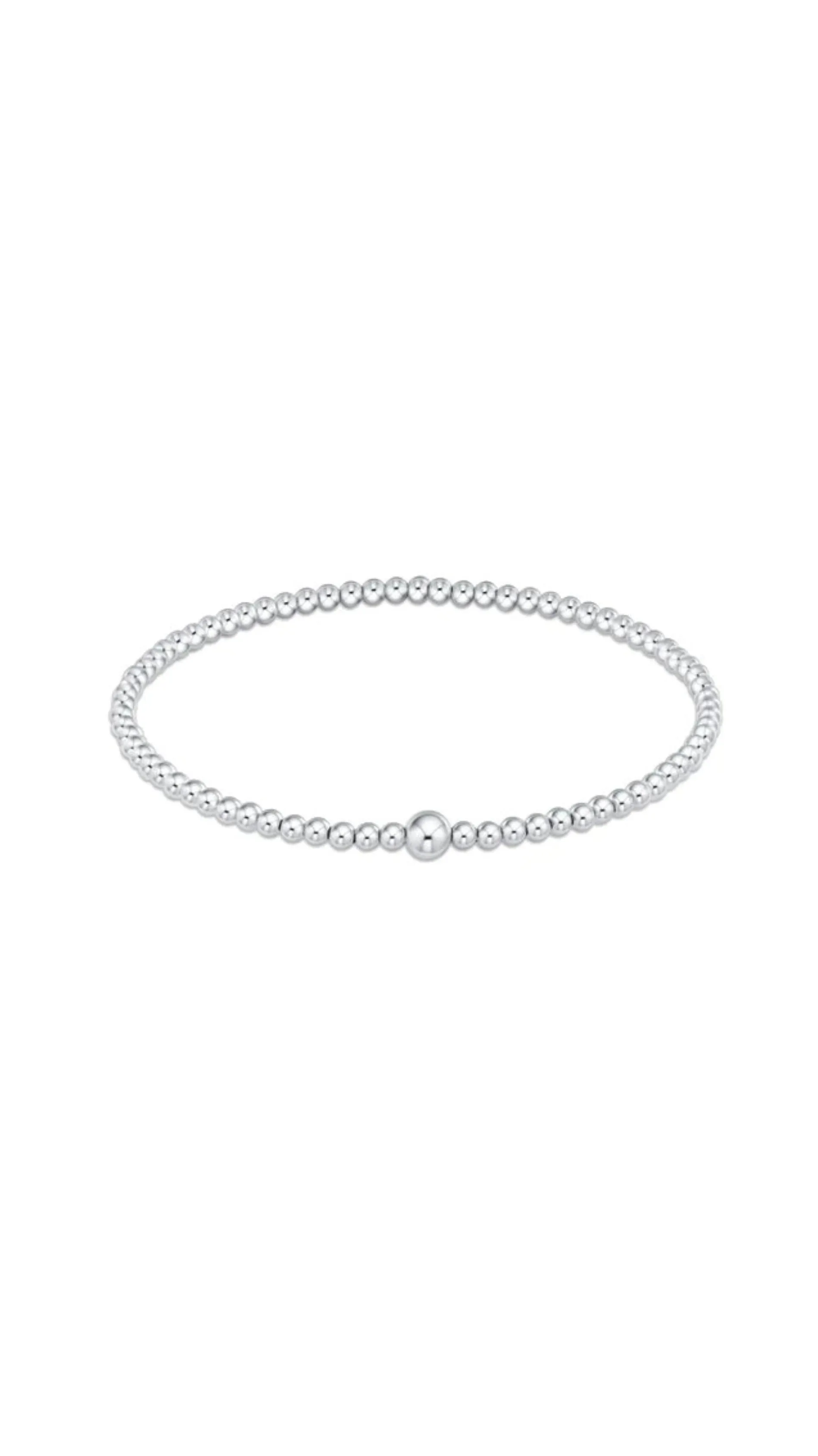 CLASSIC STERLING 2MM BEAD BANGLE