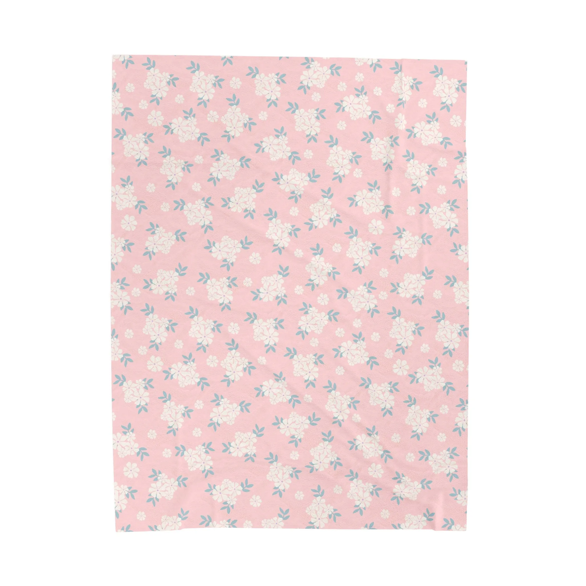 Dainty Flowers - Plush Blanket