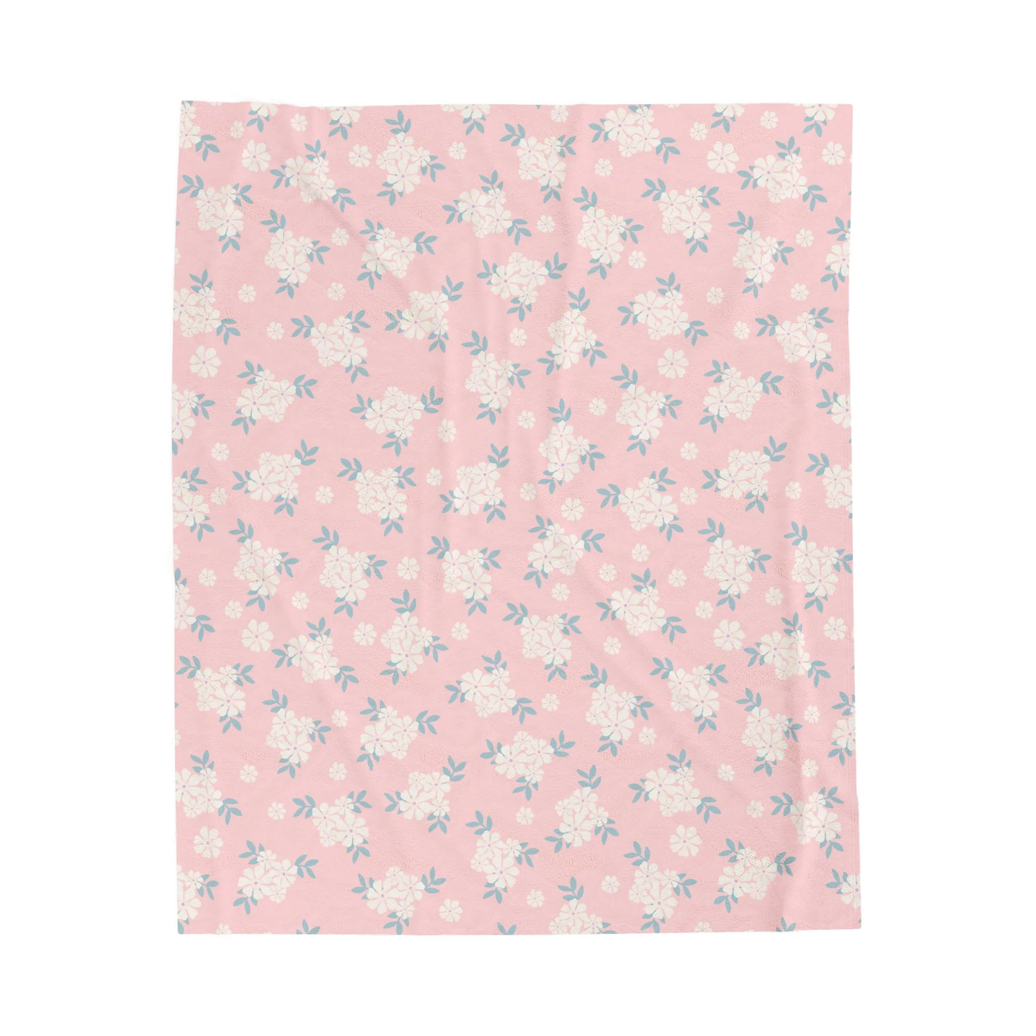 Dainty Flowers - Plush Blanket