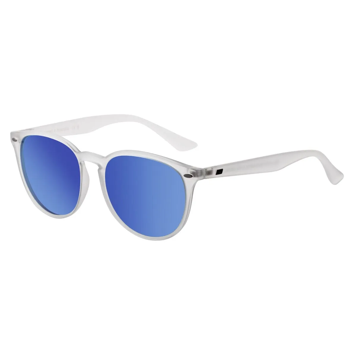 DD Racoon - Satin Crystal/Grey,Ice Blue Mirror Polarised