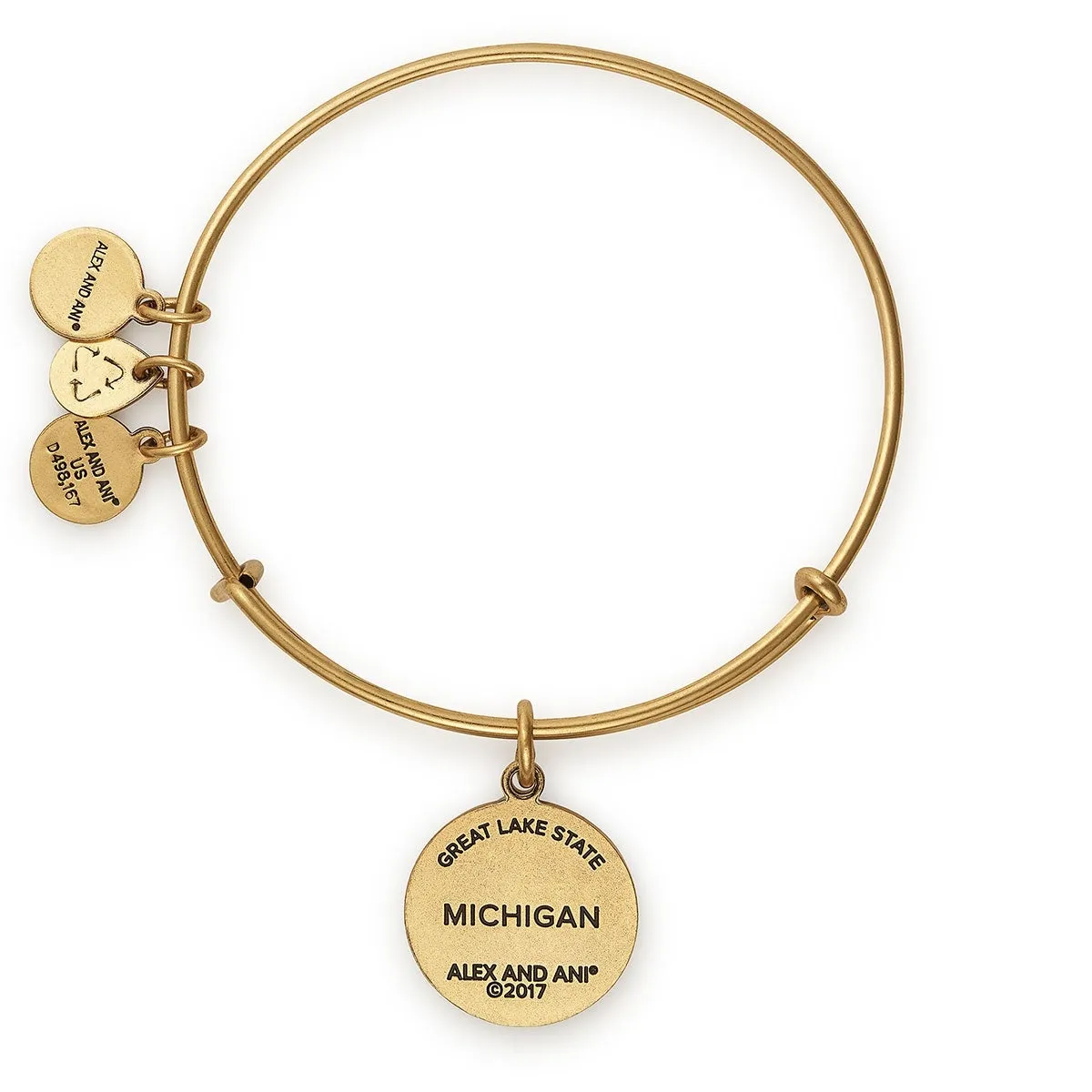 Detroit   Great Lakes Duo Charm Bangle