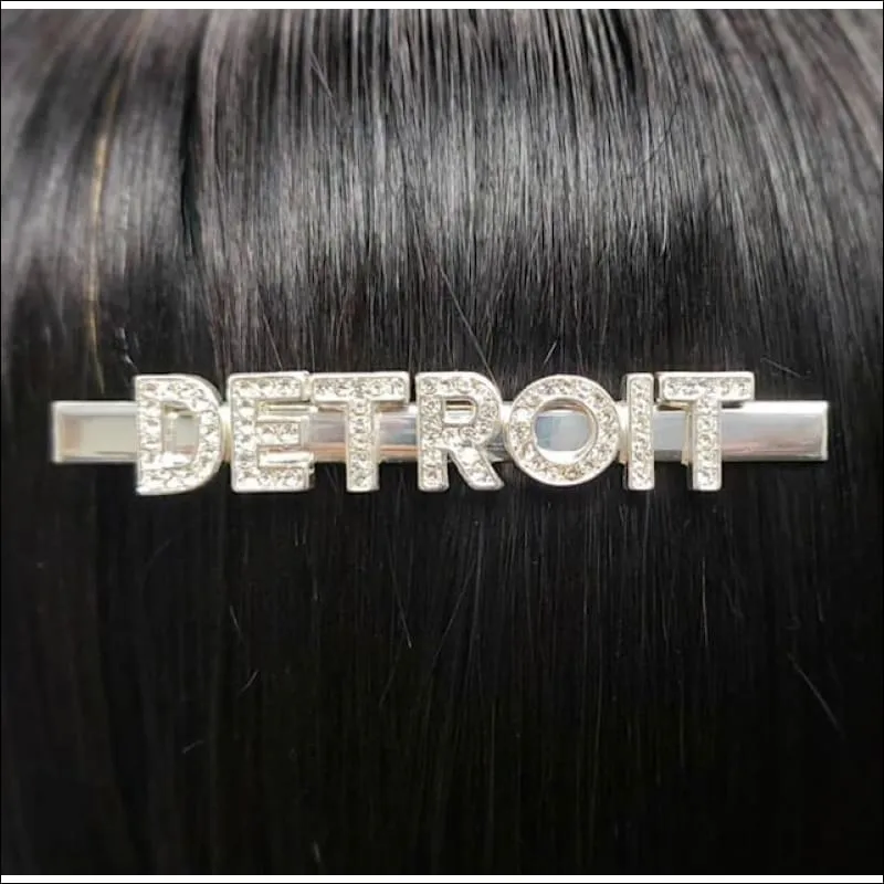 Detroit Rhinestone Hair Clip