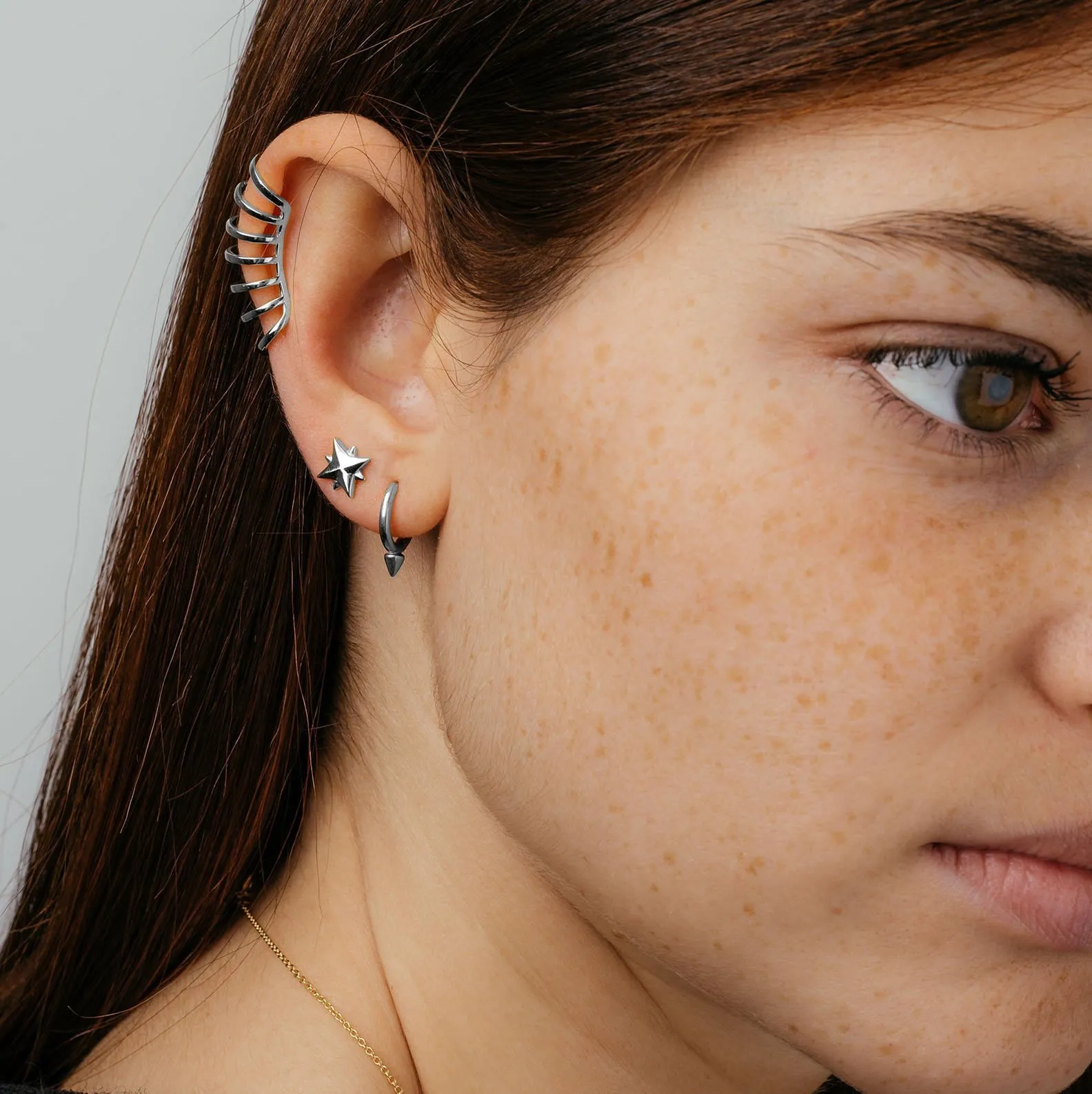 Ear cuff Grec Plata